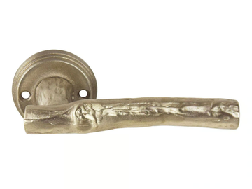 TRONCO - Bronze door handle on rose by GIARA ART DESIGN-BRONZE - view 3
